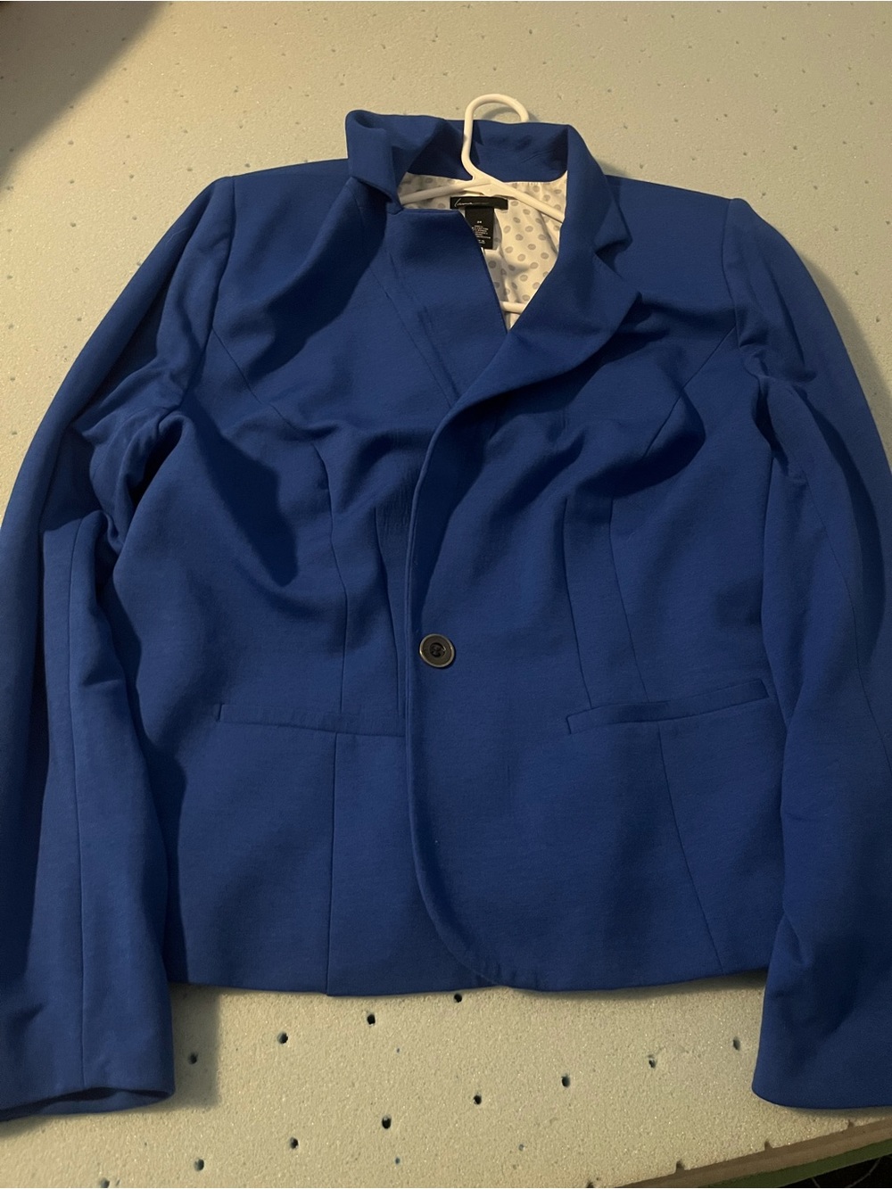 Lane Bryant Royal Blue Single-Button Blazer